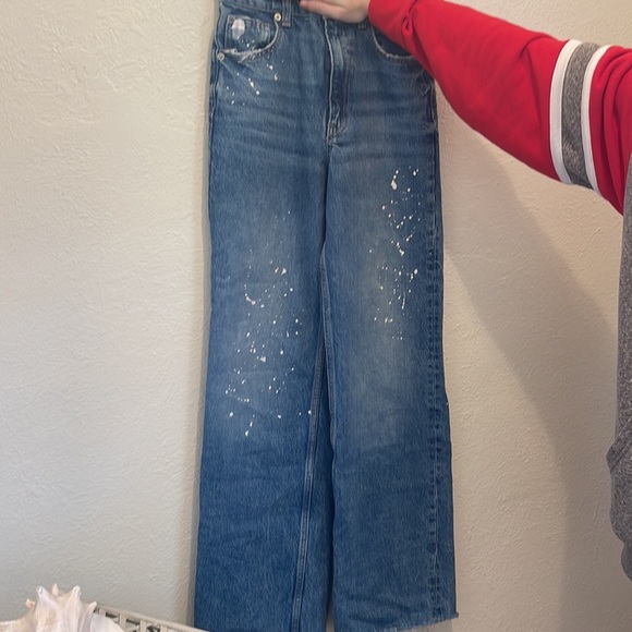 Zara paint splatter jeans - Picture 2 of 4